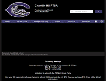 Tablet Screenshot of chantillyhsptsa.org
